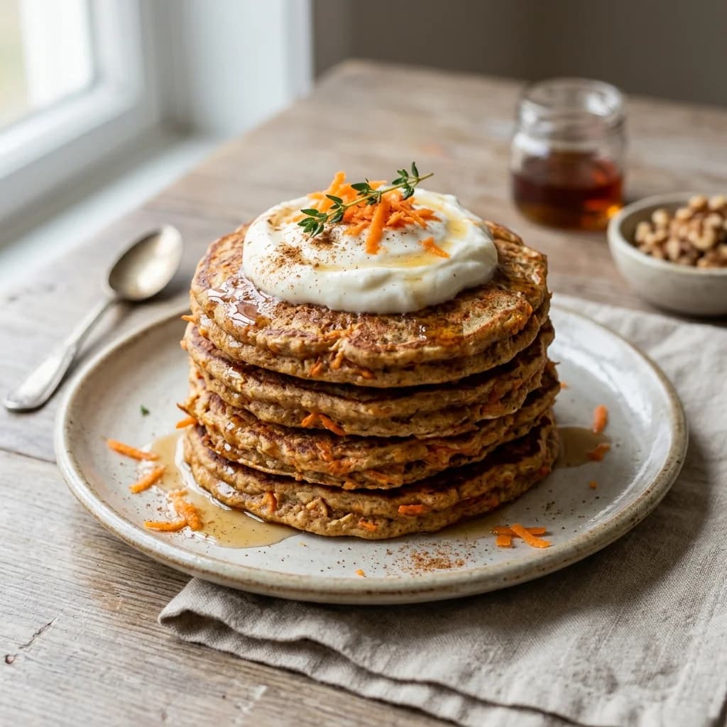 Carrot Cake Pancakes