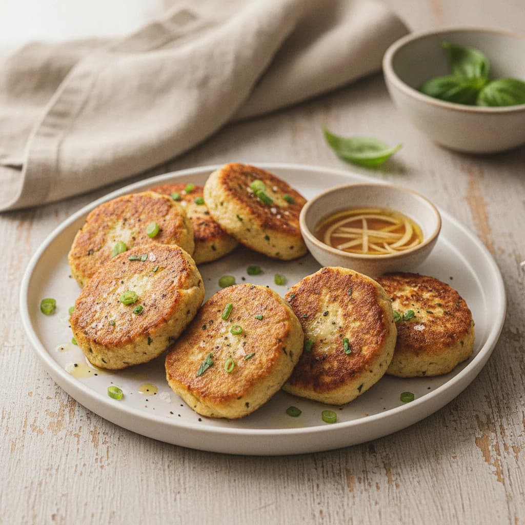 Savory Tofu Flour Cakes