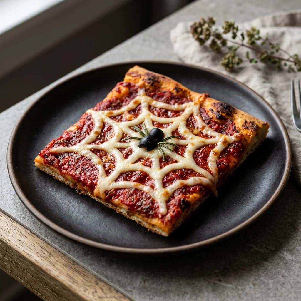 Vampire Blood Web Pizza